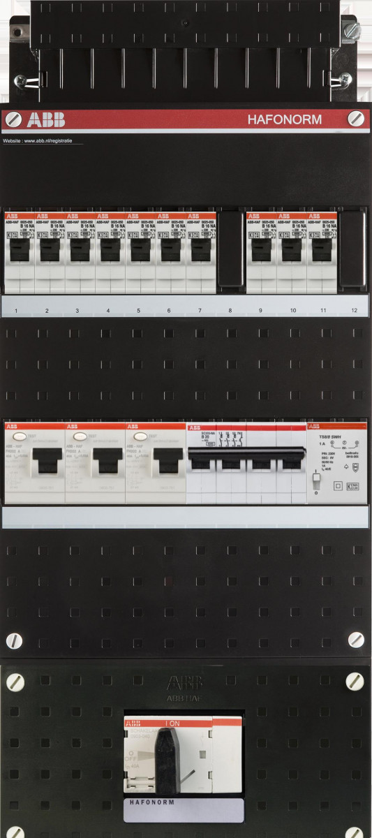 Abb 10X achter 3X 30ma = HS+D+T 3-fasen HS in onderbak 110x220