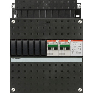 Abb 2X 16a/30ma+t 1-F installatiekast