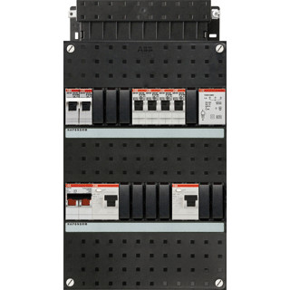 Abb 4X achter 2X 30ma+ft+hs 1-F installatiekast