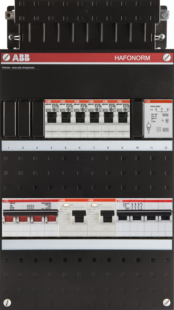 Abb 6X achter 2X 30ma+t+hs,+D 3-fasen