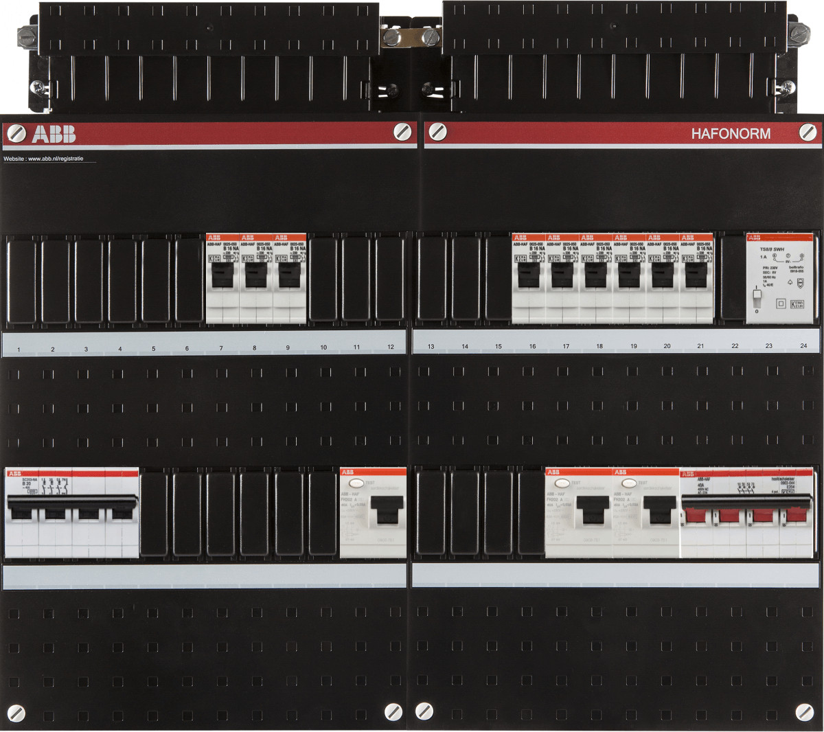 Abb 9X achter 3X 30ma = HS + D + T 3-fasen