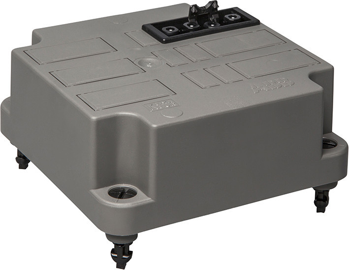 ABB HAF Hafobox Deksel 3640 met adels connector 1x4-P + aansluitdraden gerecycled kuns