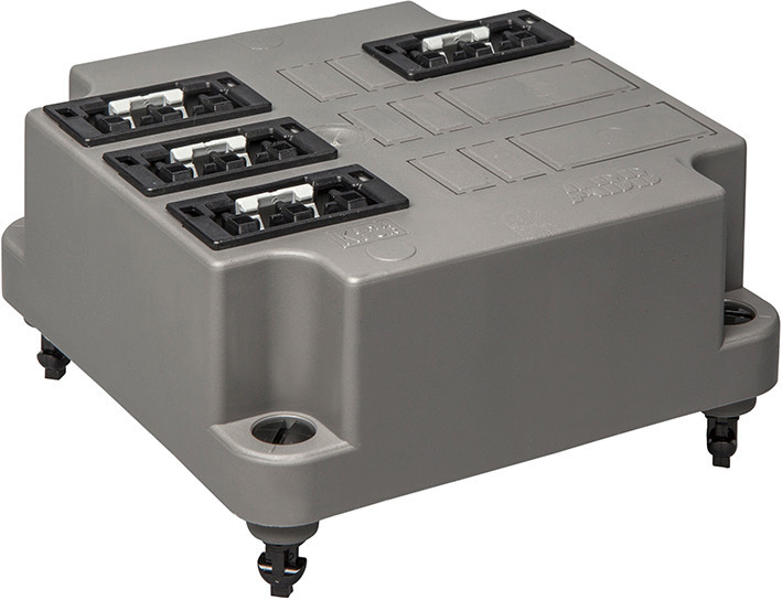 ABB HAF Hafobox Deksel 3640 met winsta connector 4x3-P + aansluitdraden gerecycled kun