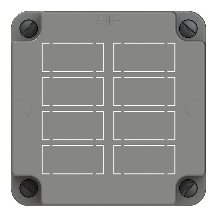 ABB HAF Hafobox Deksel T.B.V. 3640 met uitbreekpoorten