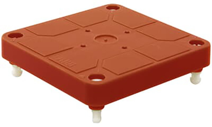 ABB HAF Hafobox Deksel Voor 3640 met snelsluiters, kleur rood