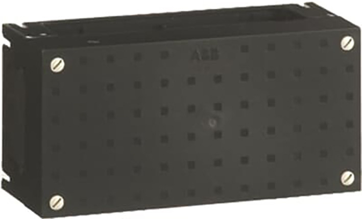ABB HAF Hafonorm Installatiekast 220x110mm met din rail en dicht deksel
