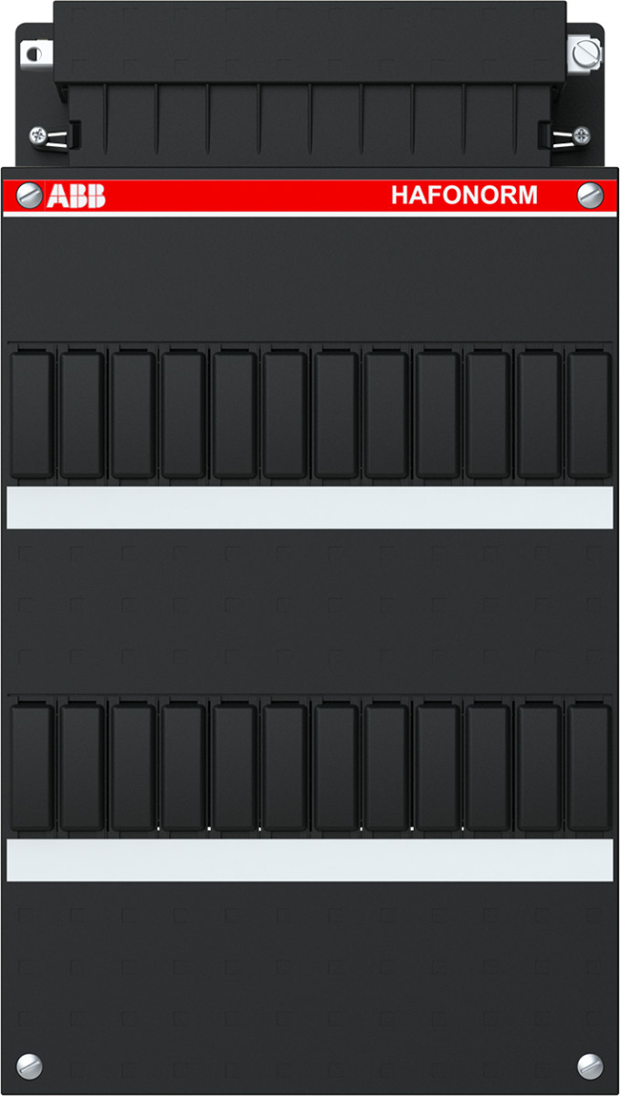 ABB HAF Hafonorm Voorzien Van 2 busboards 1-F lege kast