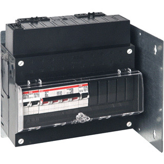 Abb Keukenverdeler hoofdschakelaar 2X 1-fase fornuisgroep 2X 16a 1X flexom