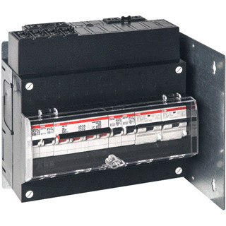 Abb Keukenverdeler hoofdschakelaar 2X 1-fase fornuisgroep 2X b16a 2X flexo