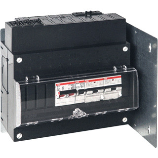 Abb Keukenverdeler hoofdschskelaar 1-fase 1X flexomaat 16a 2X comfomaat 16