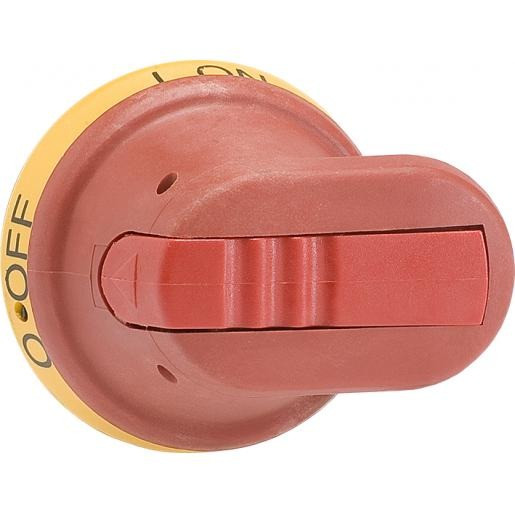 Abb Handgreep ip65 rood-geel lengte 45 MM omkeerschakelaar I-O-ii indicati