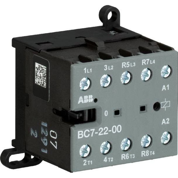 Abb B serie magneetschakelaar DC 5,5KW 12a ac3 vlaksteekaansluiting 2cont