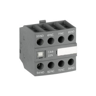 Abb Hulpcontact frontmontage 4blok 1no+3nc TBV magneetschakelaar NF22 NF40..