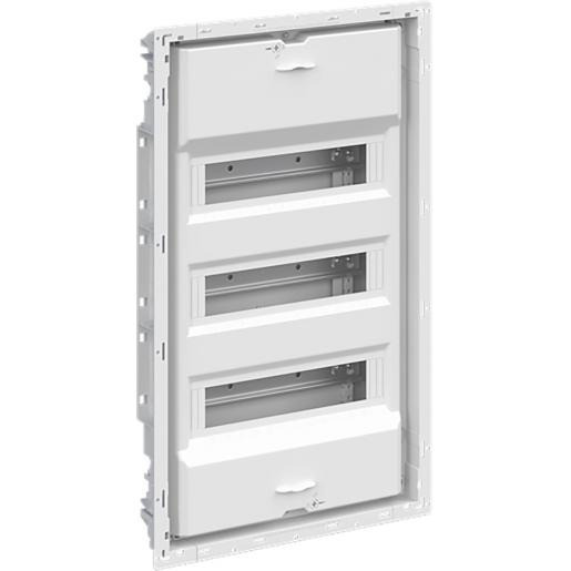 Abb Inbouwverdeler zonder sierlijst en deur "basic" 36M 3-rijen N/pe