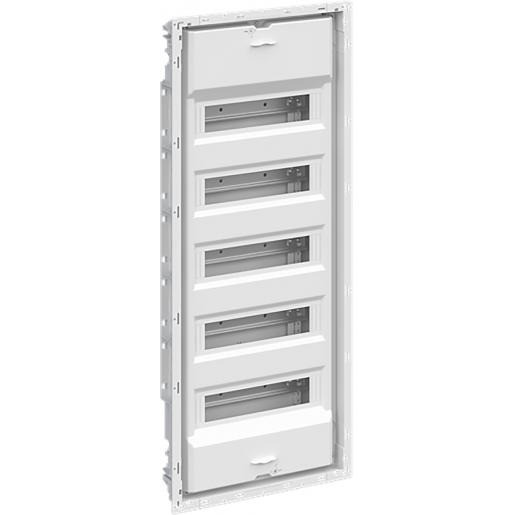 Abb Inbouwverdeler zonder sierlijst en deur "basic" 60M 5-rijen N/pe