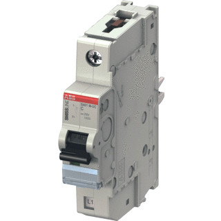 Abb Smissline-S installatieautomaat C karakteristiek 63a 1P 1 beveiligd 1te