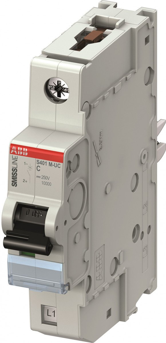 Abb Smissline-S installatieautomaat C karakteristiek 8a 1P 1 beveiligd 1te
