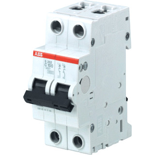 Abb System pro M compact installatieautomaat B karakteristiek 80a 2P 2 beveiligd 2te