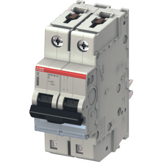 Abb Smissline-S installatieautomaat C karakteristiek 63a 2P 2 beveiligd 2te