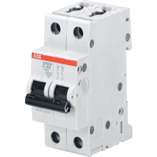 Abb System pro M compact installatieautomaat D karakteristiek 4a 2P 2 beveiligd 2te