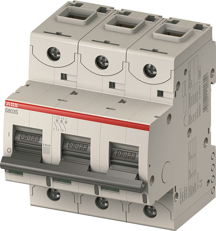 Abb System pro M compact installatieautomaat B karakteristiek 25a 3P 3 beveiligd 4,5te