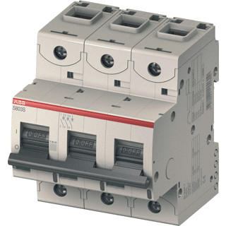 Abb System pro M compact installatieautomaat KM karakteristiek 63a 3P 3 beveiligd 4,5te
