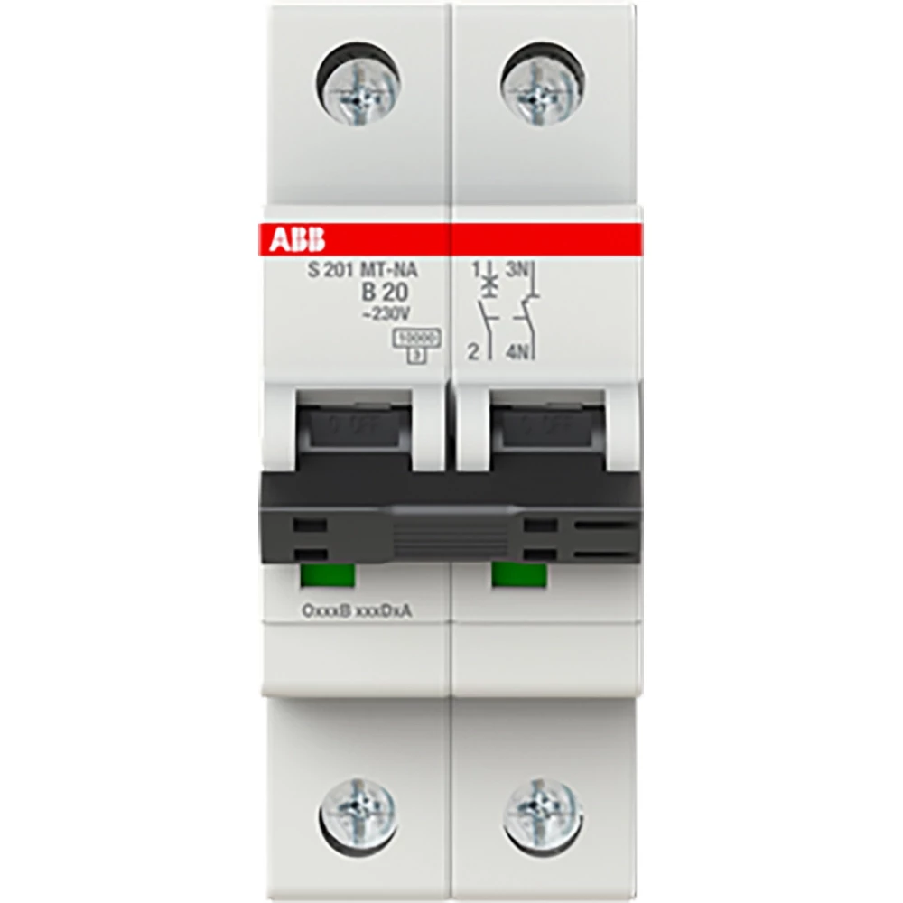 Abb Installatieautomaat tractie B karakteristiek 10ka 1 polig 20a