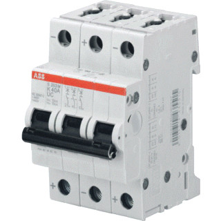 Abb System pro M compact installatieautomaat K karakteristiek 10a 3P 3 beveiligd 3te