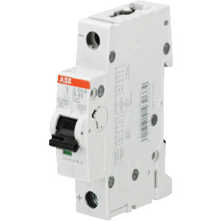Abb System pro M compact installatieautomaat C karakteristiek 1,6a 1P 1 beveiligd 1te