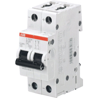 Abb System pro M compact installatieautomaat C karakteristiek 40a 2P 2 beveiligd 2te
