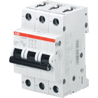 Abb System pro M compact installatieautomaat B karakteristiek 50a 3P 3 beveiligd 3te