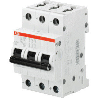 Abb System pro M compact installatieautomaat B karakteristiek 6a 3P 3 beveiligd 3te