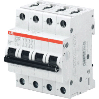Abb System pro M compact installatieautomaat K karakteristiek 20a 4P 4 beveiligd 4te