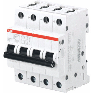 Abb System pro M compact installatieautomaat C karakteristiek 4a 4P 4 beveiligd 4te