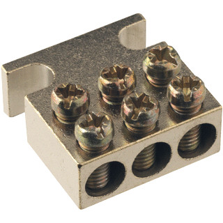 Abb Easyline aansluitklem voor hoofdkabel 3P schroef 3-aansluitingen