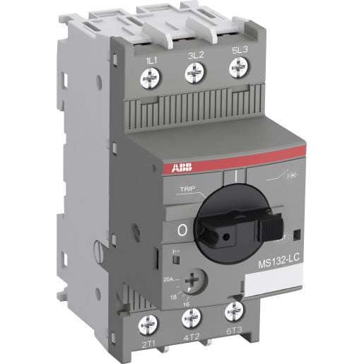 Abb Lamp starter 100ka range 16 - 20a C karakteristiek MS 132 20LC