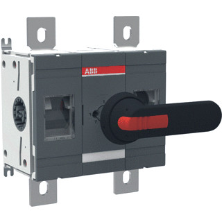 Abb Lastscheider 2P 630a incl.bouten en moeren voor aansluiting hendel ohb200j12p en oxp12x280 as.