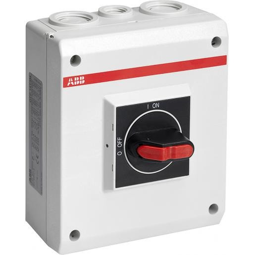 Abb Enclosed switches lastscheider ip65 6P 16a