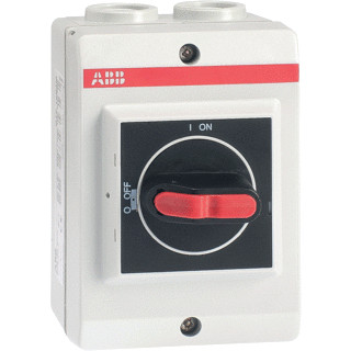 Abb Enclosed switches lastscheider ip65 3P 16a