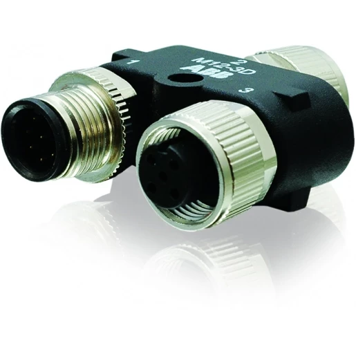 Abb M12 Y-connector voor seri?le connectie