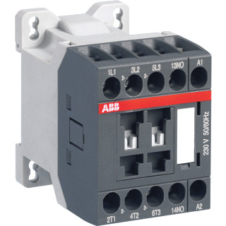 Abb A serie magneetschakelaar ac 4KW 9a ac3 schroefaansluiting 3cont