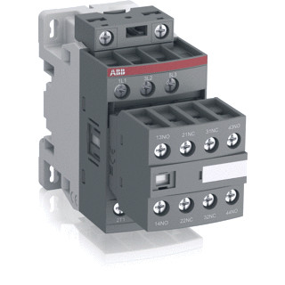 Abb A serie magneetschakelaar ac/DC 7,5KW 18a ac3 schroefaansluiting 3cont