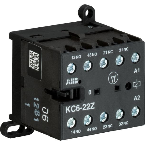 Abb Mini hulp magneetschakelaar spoelcode (0..1) 2no+2nc