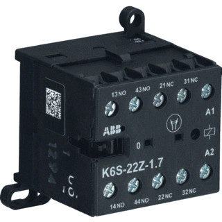 Abb Mini hulp magneetschakelaar spoelcode (7..1) 2no+2nc