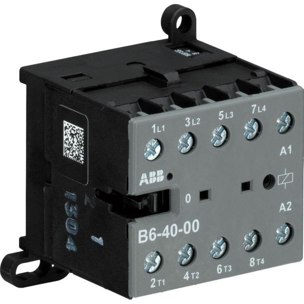 Abb B serie magneetschakelaar ac 4KW 8a ac3 schroefaansluiting 4cont