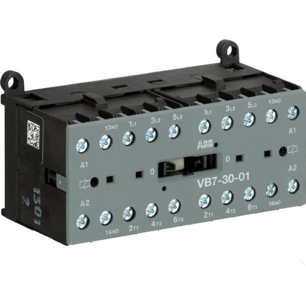 Abb Mini omkeermagneetsch. 5,5KW 400vac 3P spoelcode (0..2) hulpcontact 1N