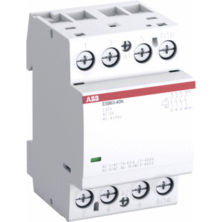Abb Modulaire installatiemagneetschakelaar 4 no contacten spoelspanning: 2