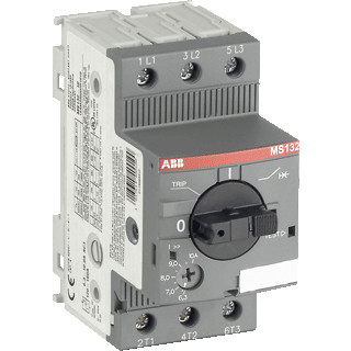 Abb Motorbeveiligingsschakelaar range 1-1,6a incl.hulpcontact 1M+1V
