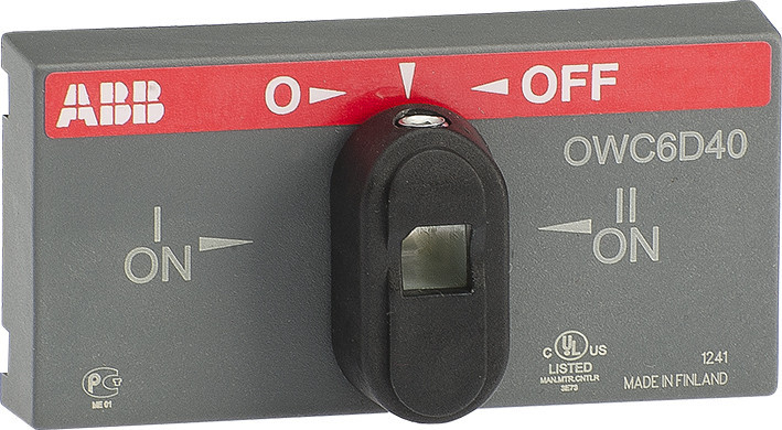 Abb Ombouwset voor combinaties omkeerschakelaar ot 16..40F