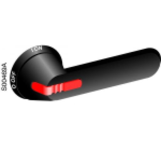 Abb Pistoolgreep rood/geel ip65 vergrendelbaar